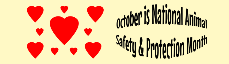 October is National Animal Safety and Prevention Month
